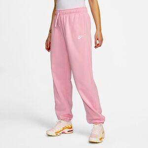 Pink Sweatpants (Nike Sportswear ClubFleece Women's MidRise Oversized Sweats)